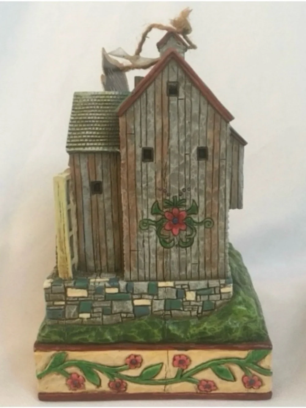 Jim Shore 2004 Heartwood Creek Windmill Figure Decor Farmhouse Rustic Western